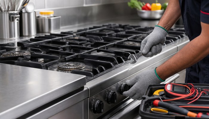 Gas Cooking Range Repair